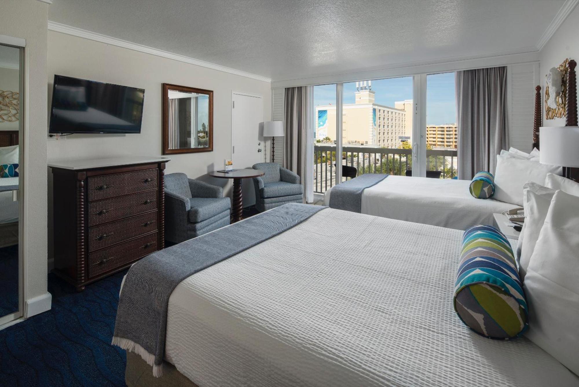 Kamer met Queensize Bed en Balkon
