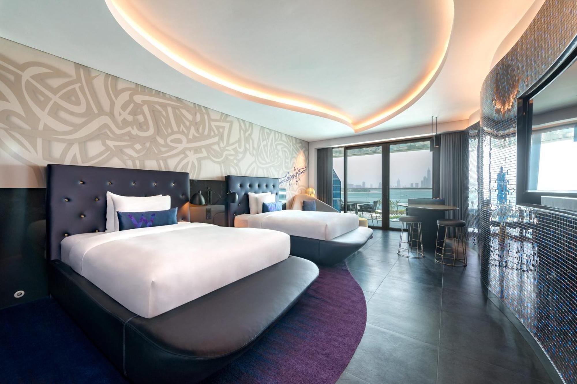 Mega Two Bedroom Connecting Suite Palm Jumeirah View Private Terrace includes 3 hours of Flow of Selected Drinks