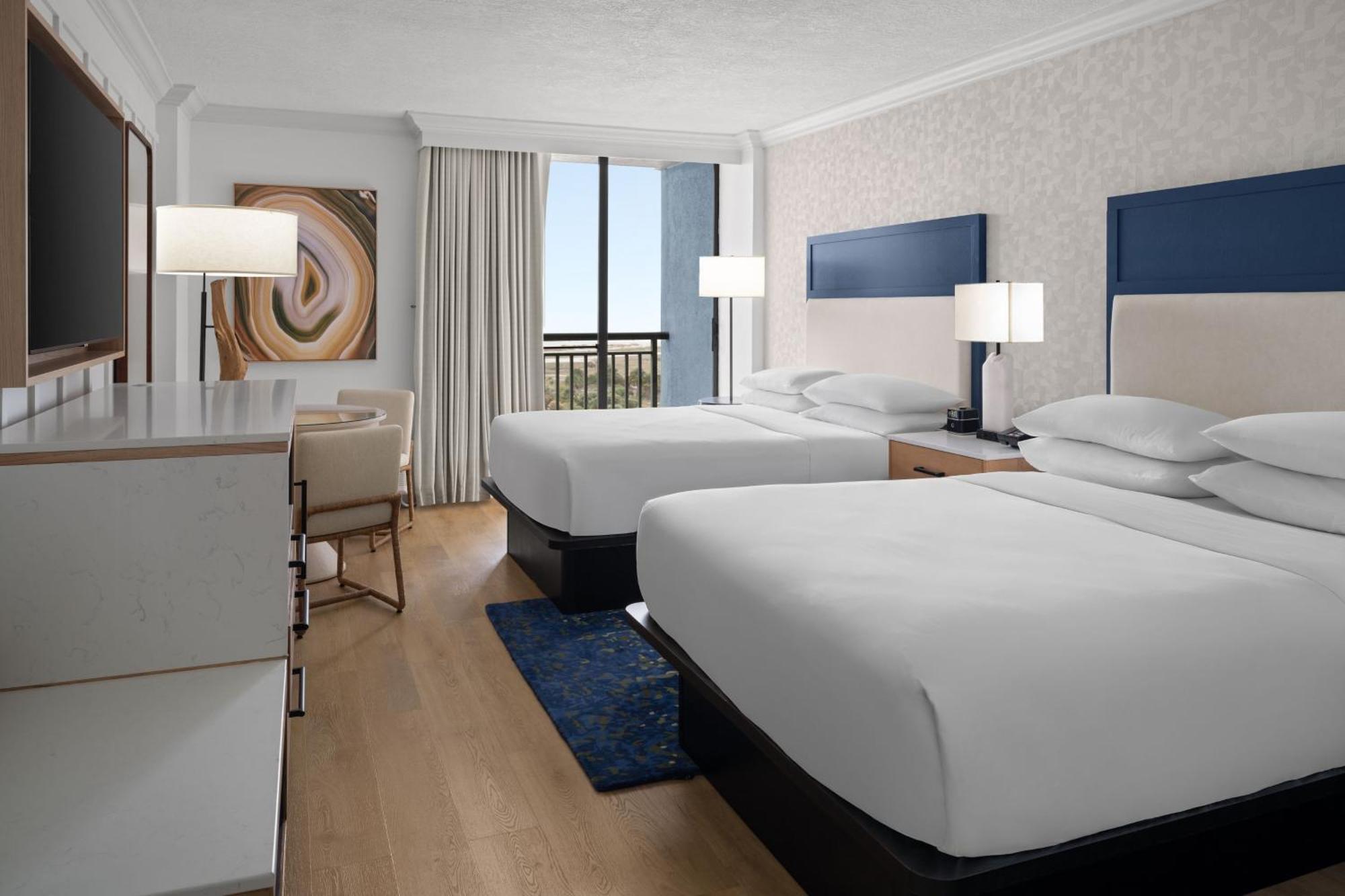 Guest room, 2 Queen, Gulf side, Poolside, Balcony,1705982837:JPEG