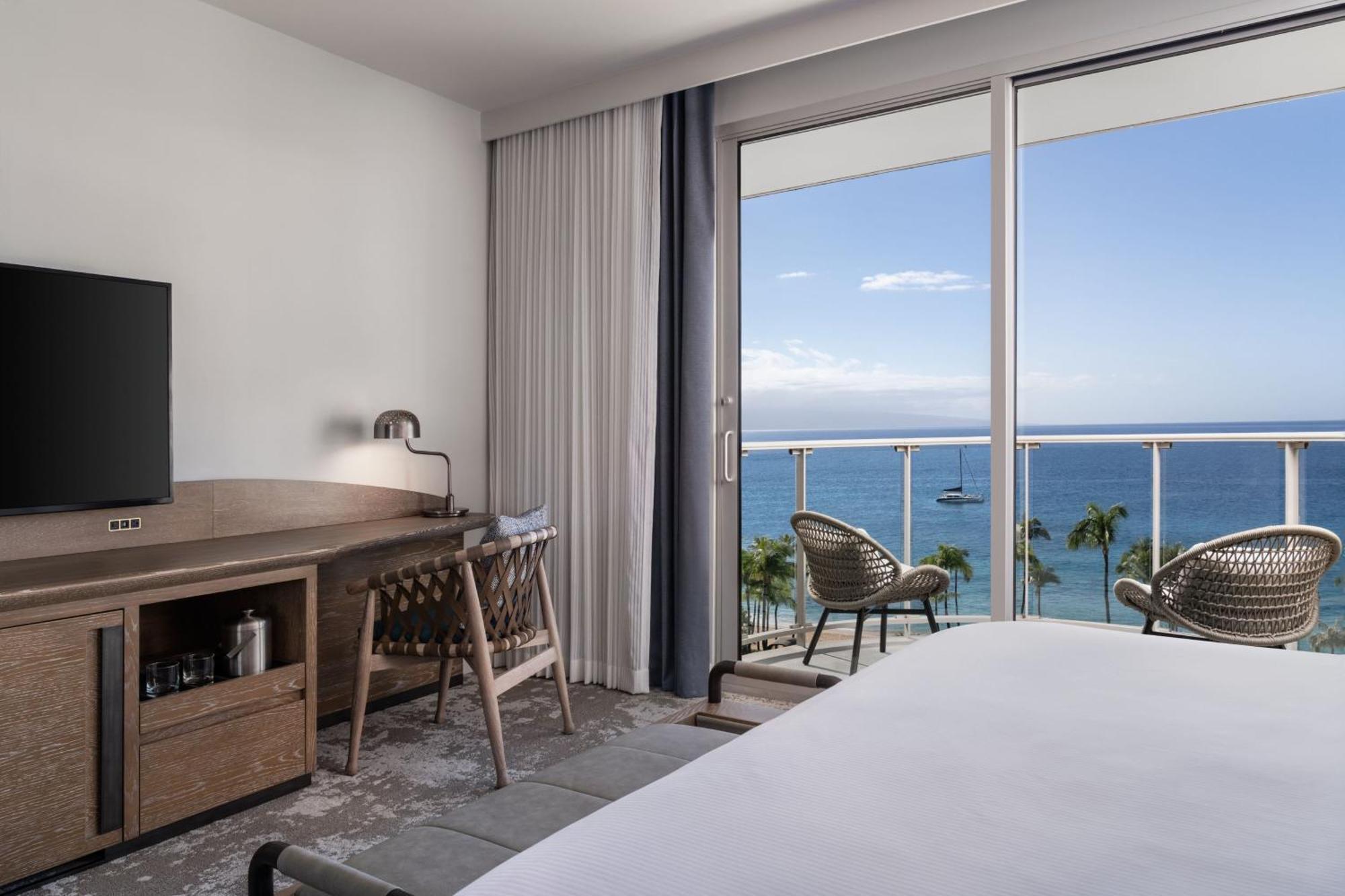 Kingsuite met 1 Slaapkamer, een Slaapbank en Uitzicht op de Zee