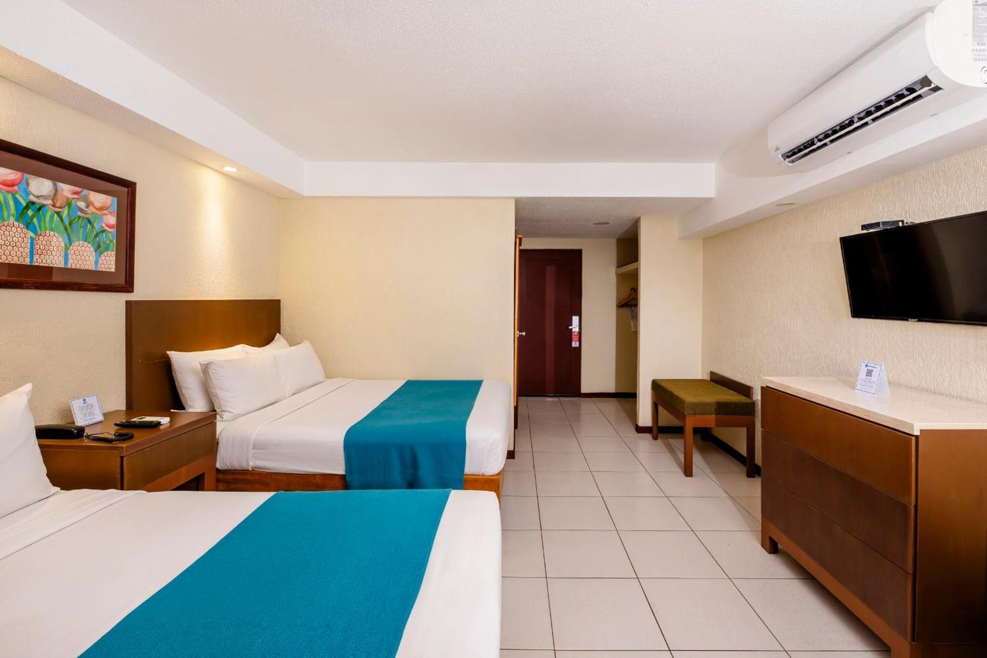 Double Room with Two Double Beds, Balcony and Pool View - Non-Smoking,1619177126:JPEG