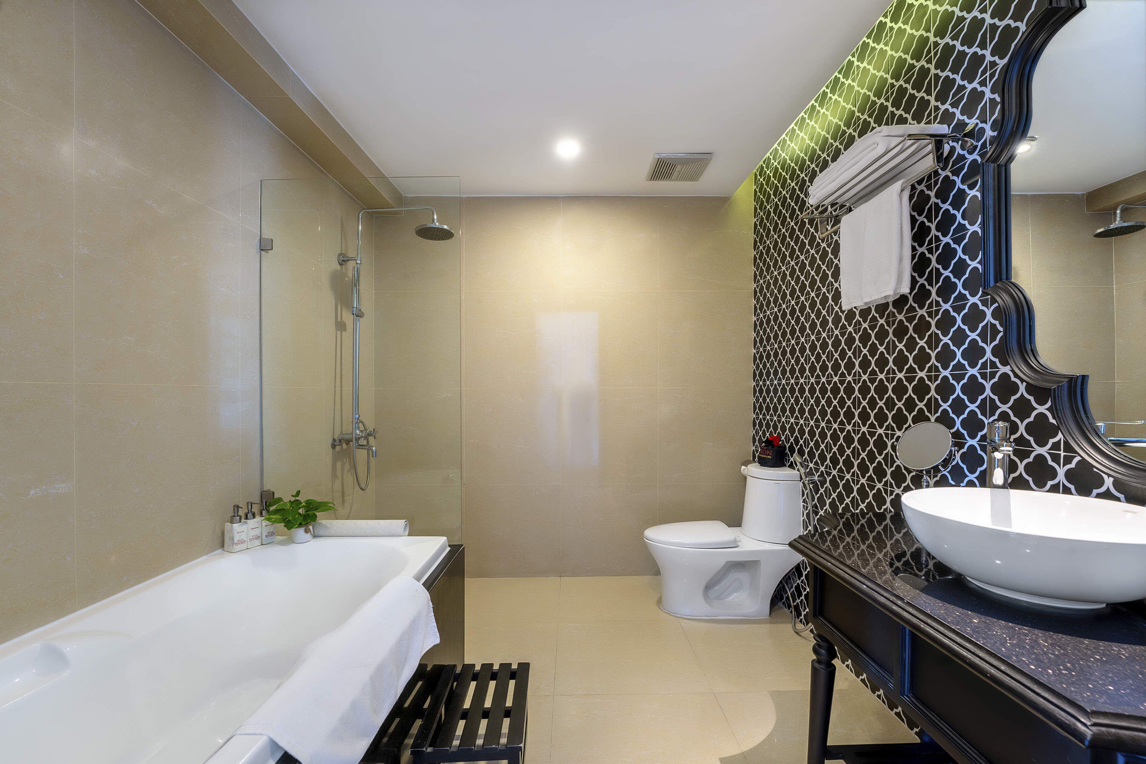 Executive Twin Room Balcony Rice Field View