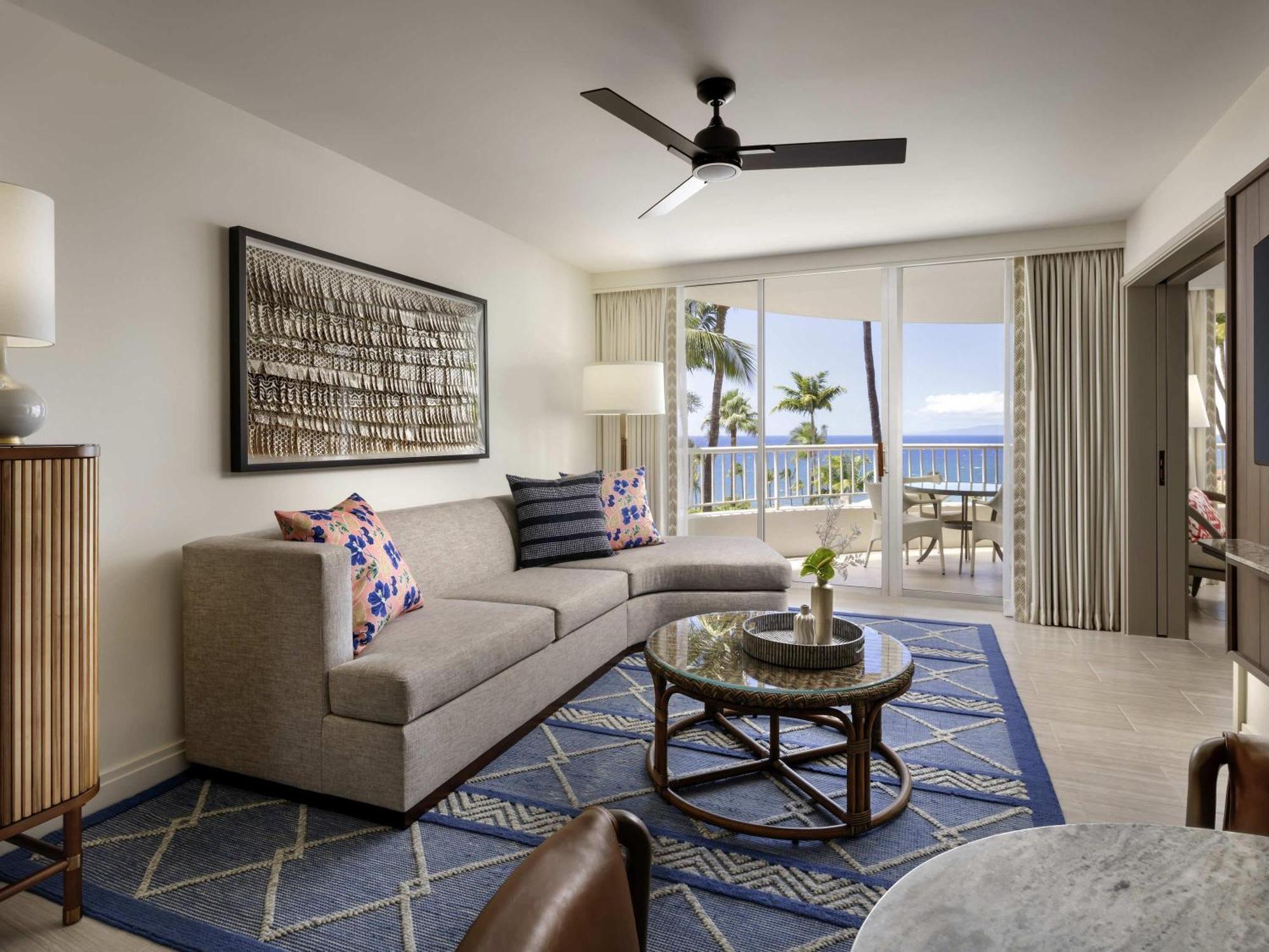 Signature Suite with Two Double Beds, Sofa Bed and Ocean View