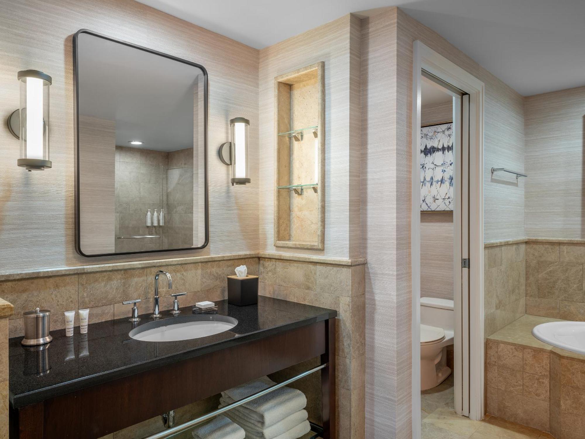 Two-Bedroom Condominium Room with  Ocean View/Balcony/Transfer Shower - Mobility/Hearing Accessible