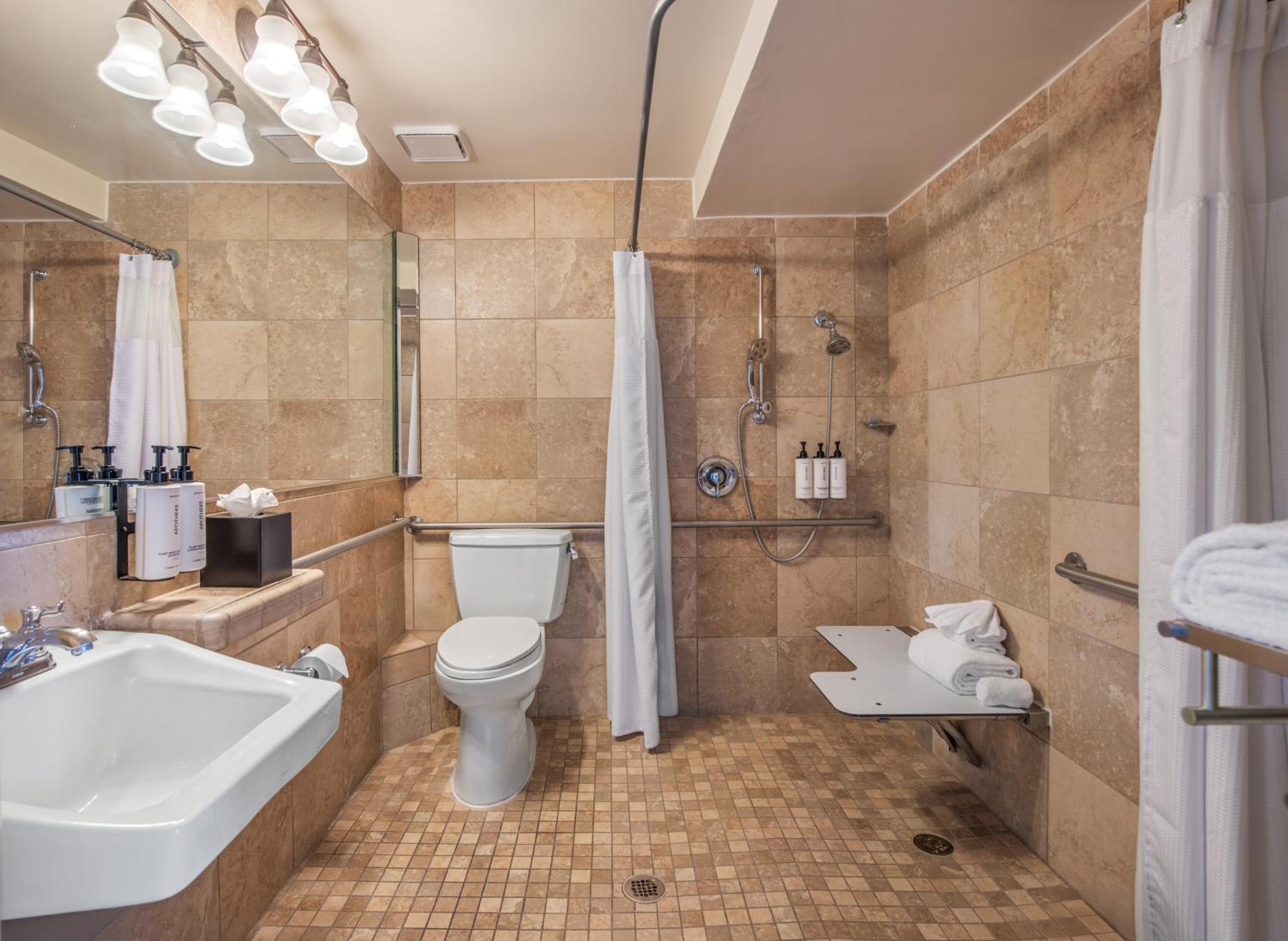Standard King Room Tub Balcony Mobility Accessible
