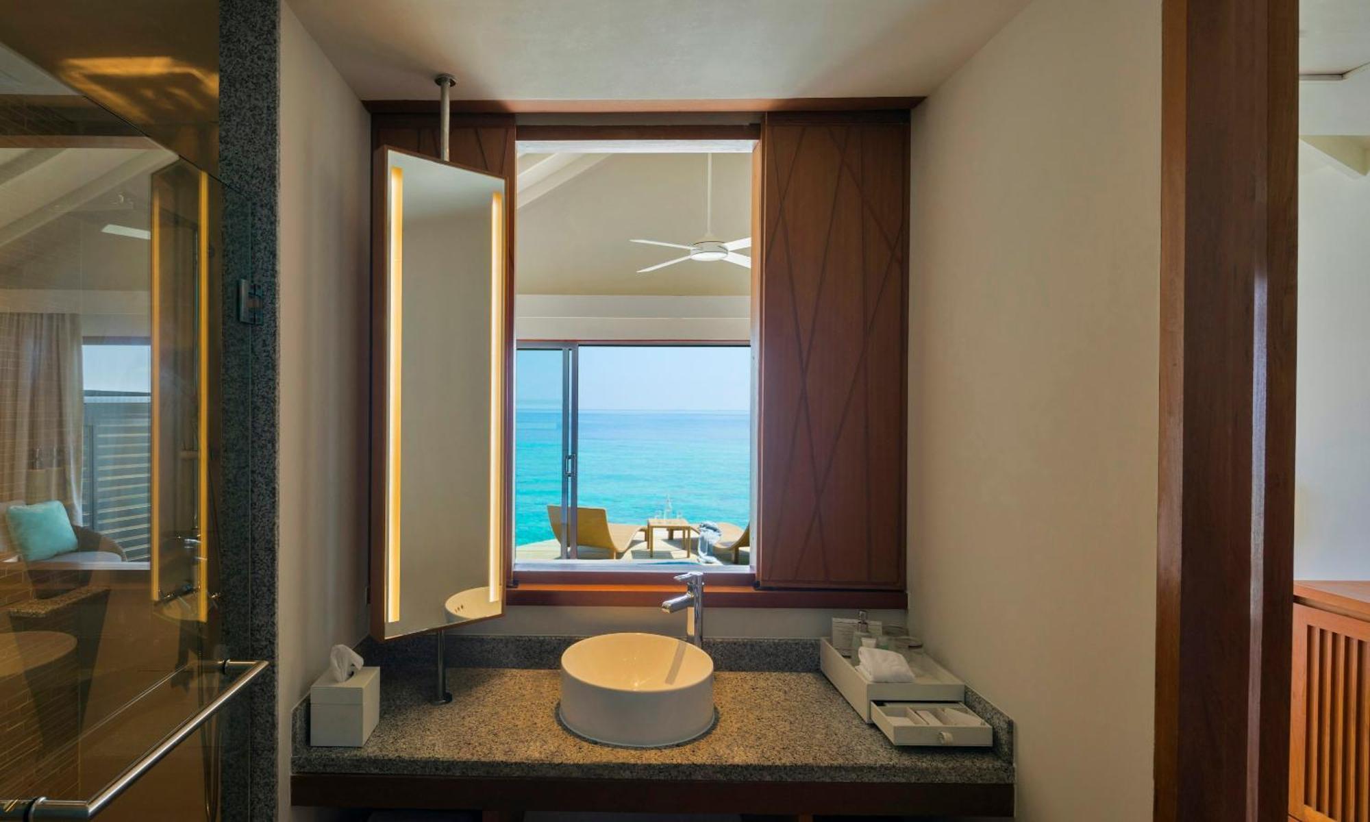 Sunset Overwater Villa Swirl Pool Twin