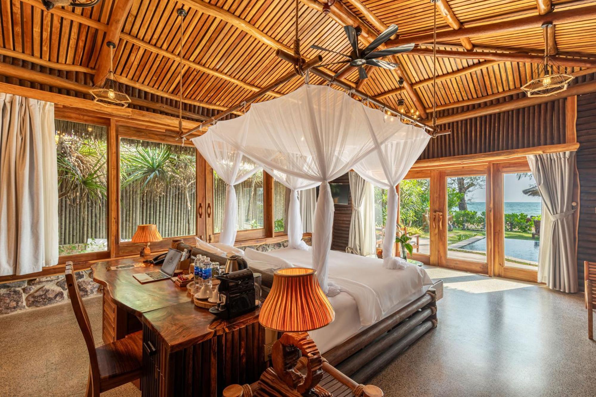 Villa de 2 dormitorios - Frente a la bahía de Ong Lang