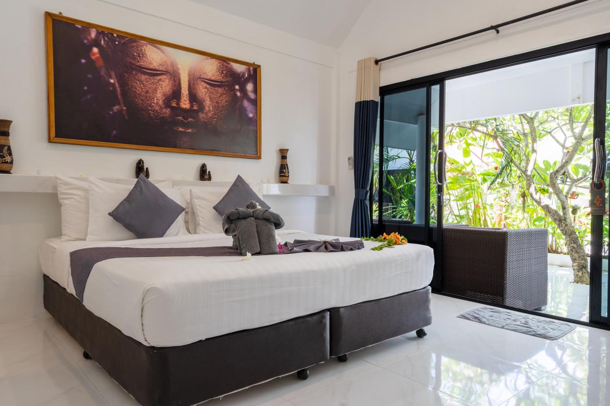 Bungalow med uteplats