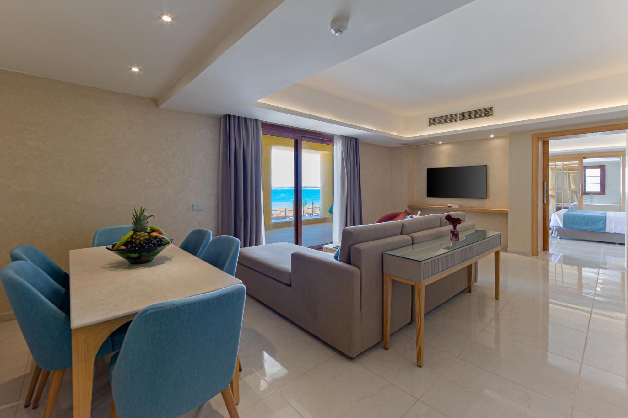 Apartament typu Premium Suite z widokiem na morze