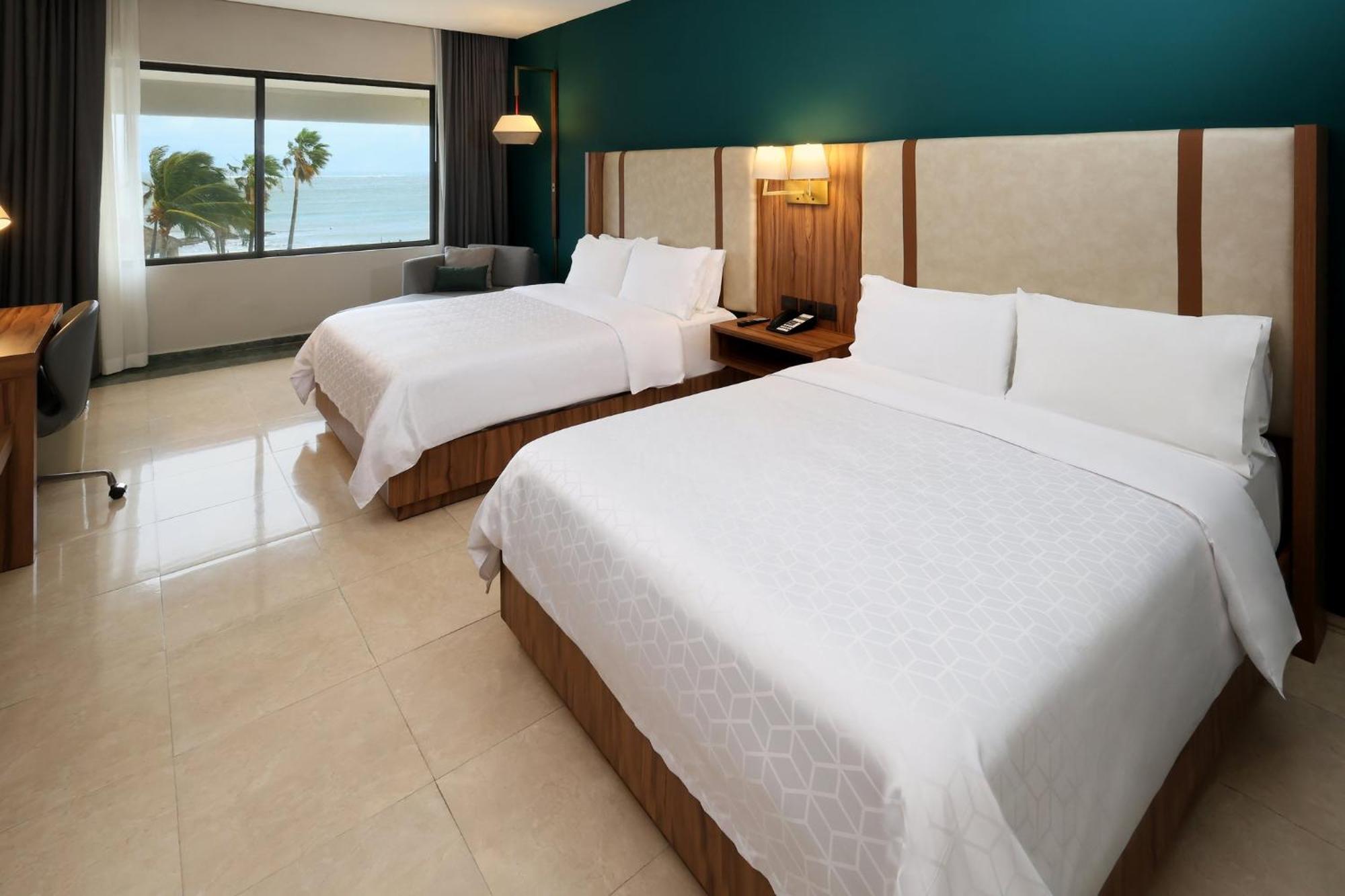Superior Double Room with Two Double Beds and Ocean View - Non-Smoking