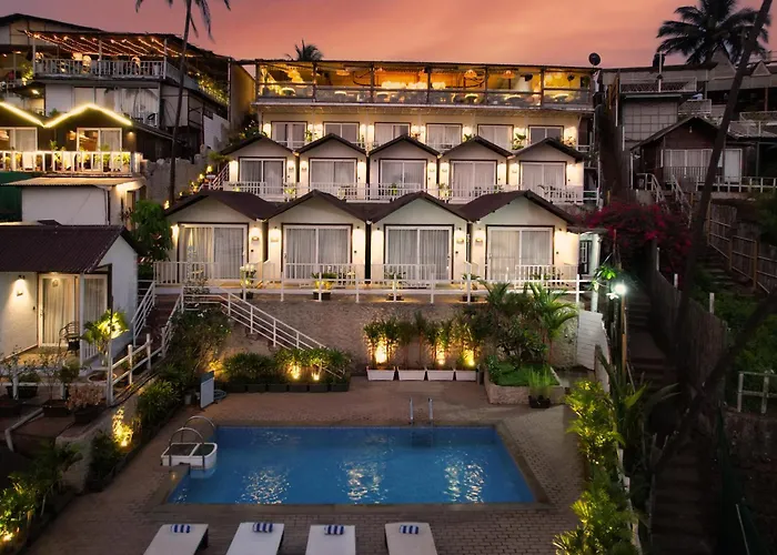 Stone Wood Beach Resort- A Party Hotel Vagator